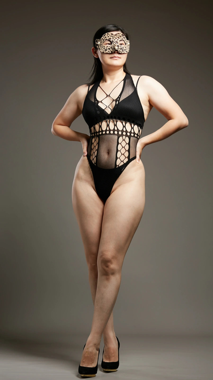 Sweet Serenity Fishnet Teddies