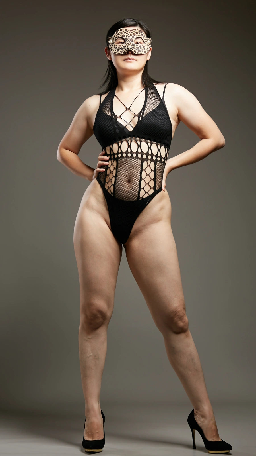 Sweet Serenity Fishnet Teddies